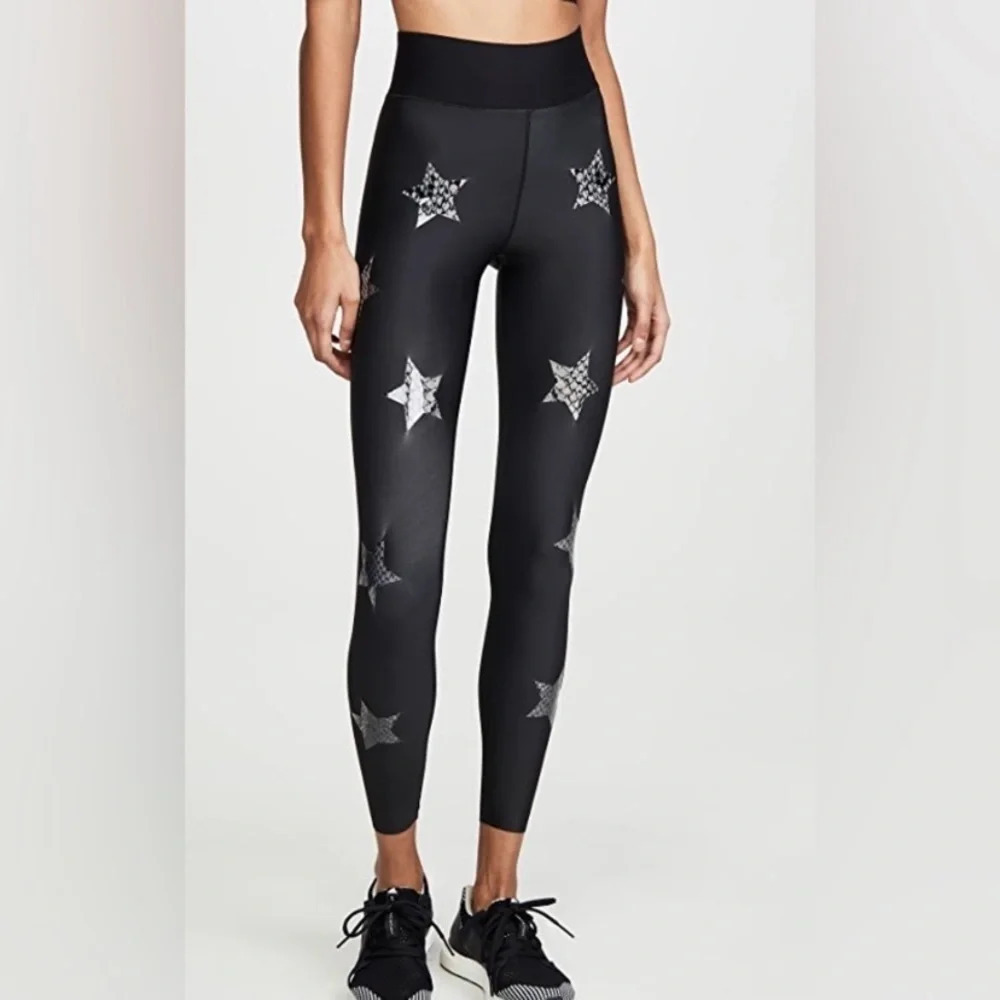 Ultracor Reptile Knockout Star snake print black Leggings size Small